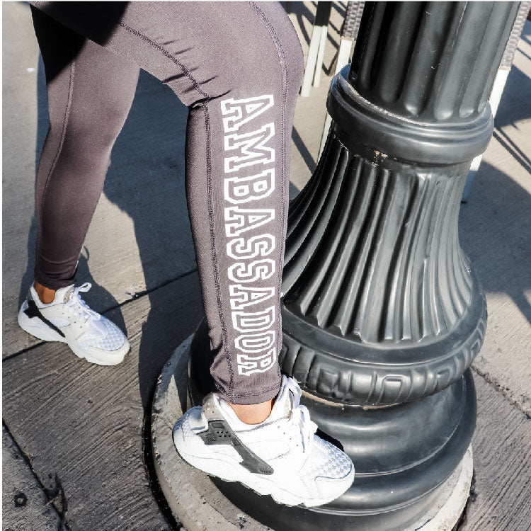 Women's Ambassador IV Christ Ladies Performance Leggings (University Letters)