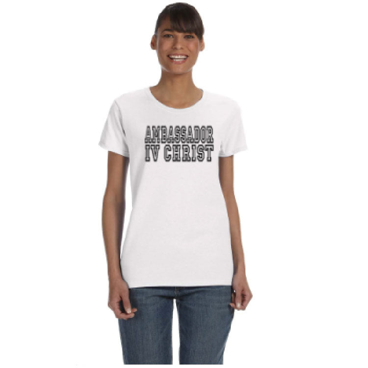 Women's Ambassador IV Christ T-Shirt (University Letters)
