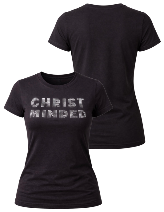 Christ Minded Rhinestone Tee | WOMEN
