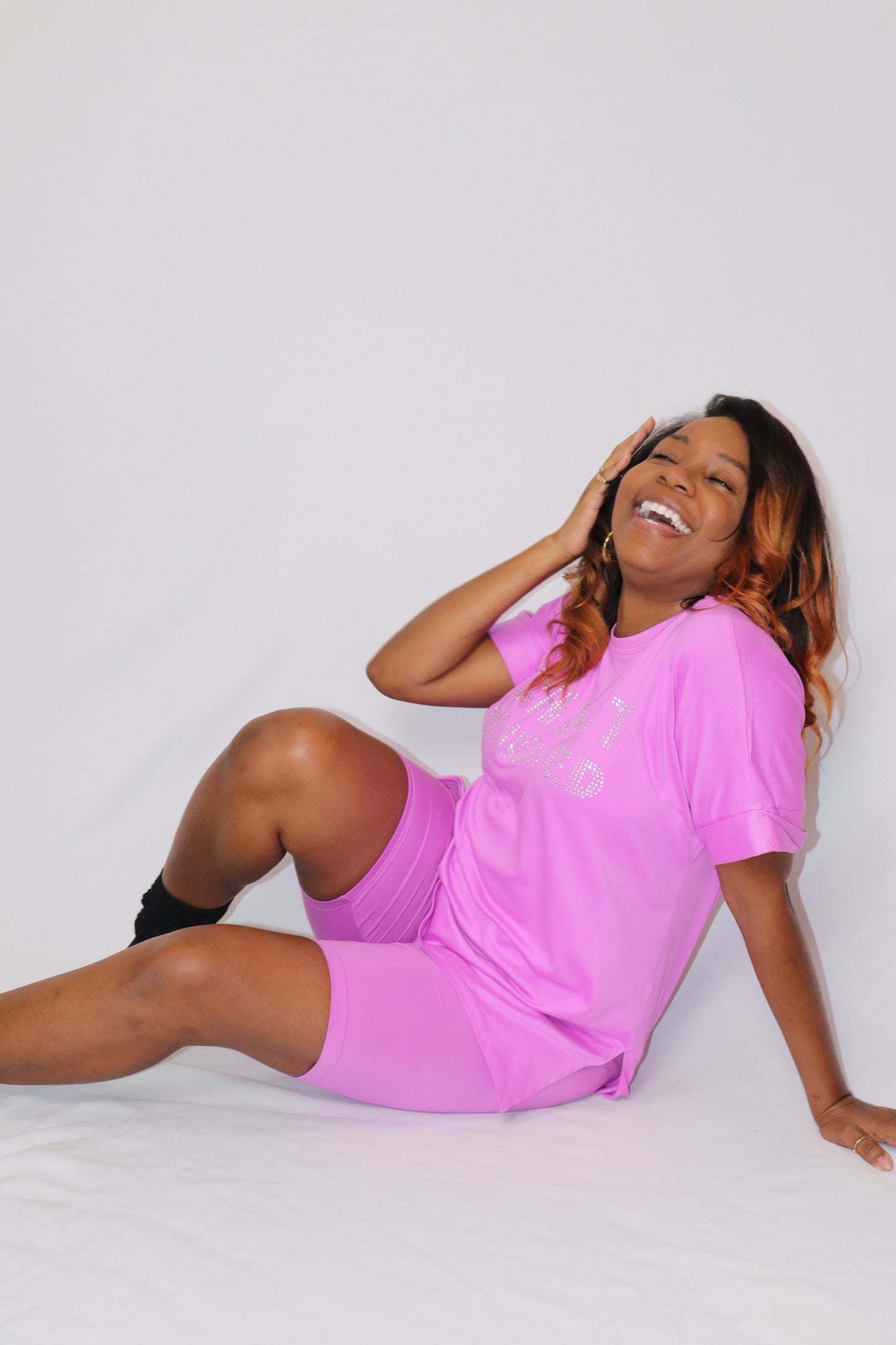 “Grace & Glow” Rhinestone Two-Piece Set