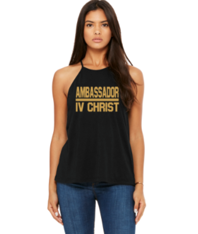 Women's Ambassador IV Christ Flowy High Neck Tank