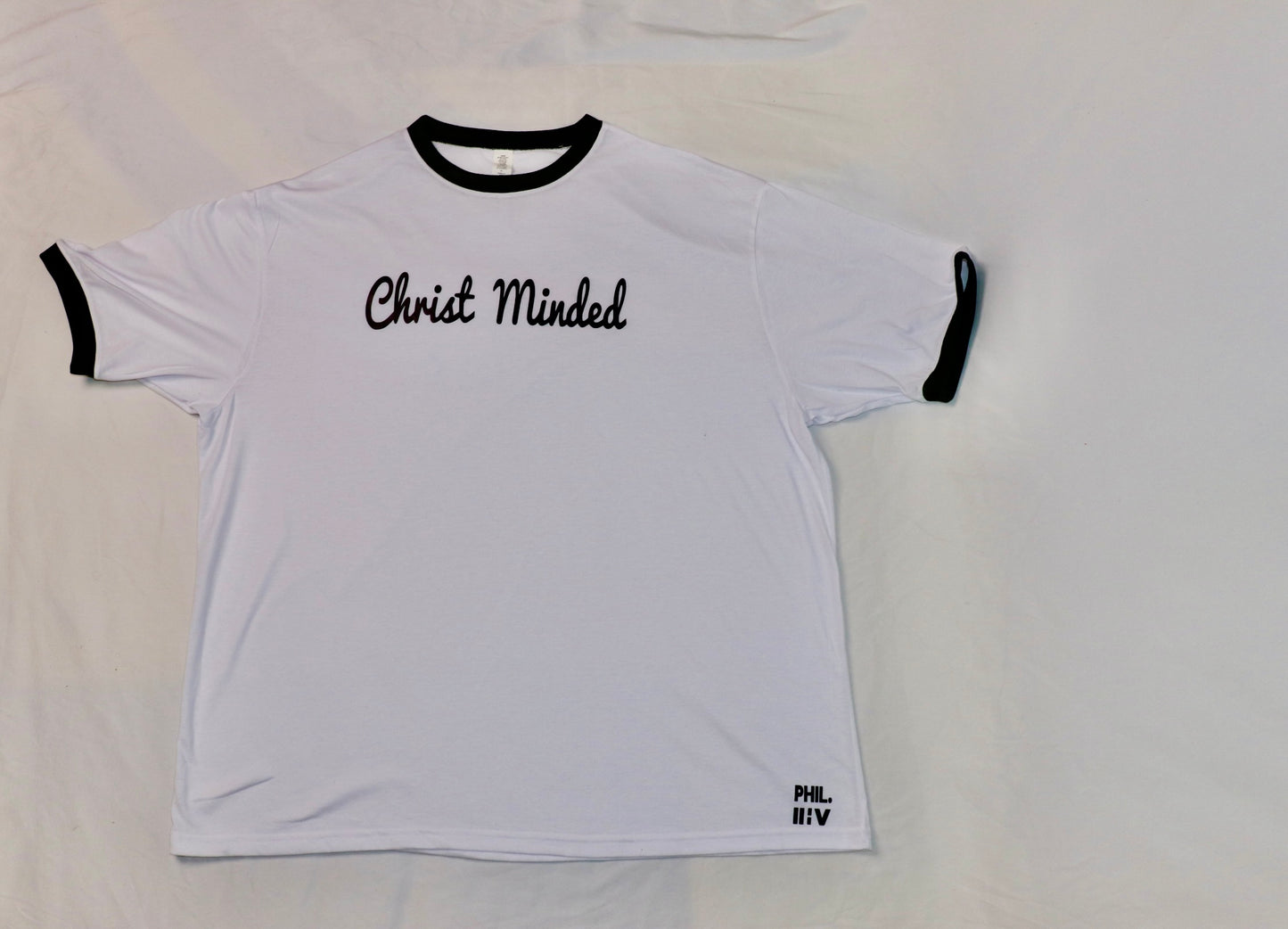 Christ Minded ringer t-shirt