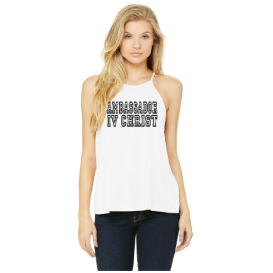 Women's Ambassador IV Christ High Neck Tank (University Letters)