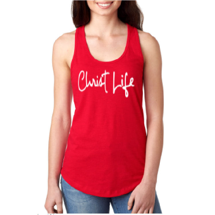 Women's Christ Life Ideal Racerback Tank